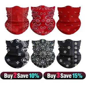 6Pcs Spring Warmth Windproof Neck Gaiter Set Unisex Face Mask, Seamless Bandana & Multi-Use Headwear | Ideal for Biking, Fishing, Climbing & Outdoor Sports TikTokShop Balaclava Tactical Camo, Full Balaclava, Ski Sun Visor Cap Breathable UV Protection