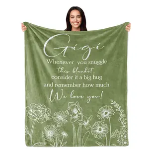 Gigi Gifts, Gigi Gifts for Grandma, Gigi Gifts from Grandchildren Grandkid Gigi Mothers Day Christmas 60×50 Blanket
