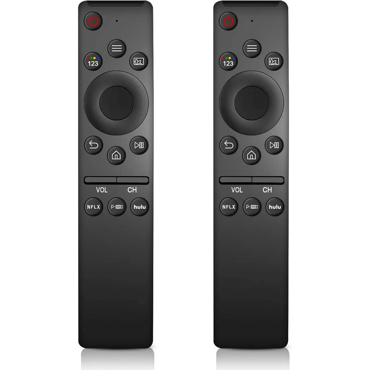[2-Pack] Universal Remote Control Replacement for Samsung Smart TV - Compatible with BN59-01312A, Crystal UHD, Frame, Neo QLED, OLED 4K 8K TVs - Infrared Remote with Netfix/P-Video/Hulu Buttons