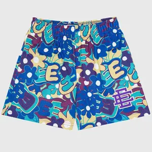 Summer New Featured Printed Beach Shorts Quick-Drying Breathable Polyester Casual Outdoor Sports Fitness Activewear Trendy Comfortable for Men Women and Teens