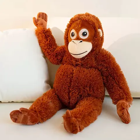 Punch Monkey Orangutan Soft Adorable Stuffed Plush - 66 cm Large Size Plush Fabric, Cute and Cuddly Hug Me Gift for Toddlers (Toys & Hobbies, Dolls & Stuffed Toys)