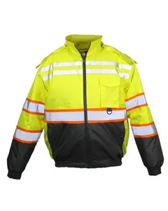 Custom Embroidered - Kishigo - Unisex Economy Contrast Class 3 Bomber Jacket - JS156