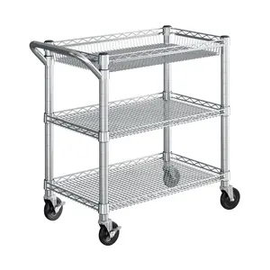 3-Tier NSF Heavy-Duty Utility Cart