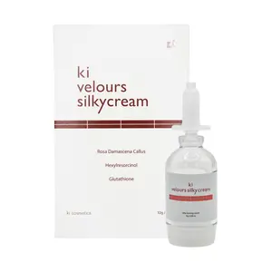 [Live Exclusive] KI Velours Silky Cream | Exosome Brightening & Anti-Wrinkle Moisturizer | Glutathione + Hexylresorcinol + Rose Callus Extract | 10g / 0.35oz.