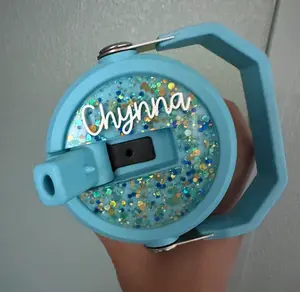 Personalized Tumbler Name Plate for Ice Flow 20 or 30 oz, Perfect Drinkware Accessory