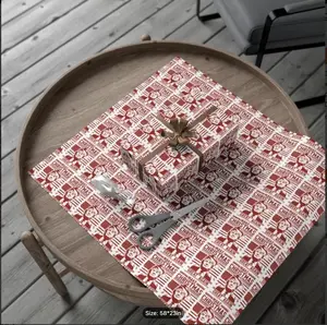 Roll Red White Flag Christmas Wrapping Paper with Face & Make America Great Again Design Durable PP Gift Wrap for Political Themed Parties DIY Holiday Packaging MAGA Inspired Decorations