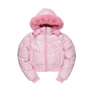 Moncia Pink Puffer Jacket Moncia Pink Puffer Jacket