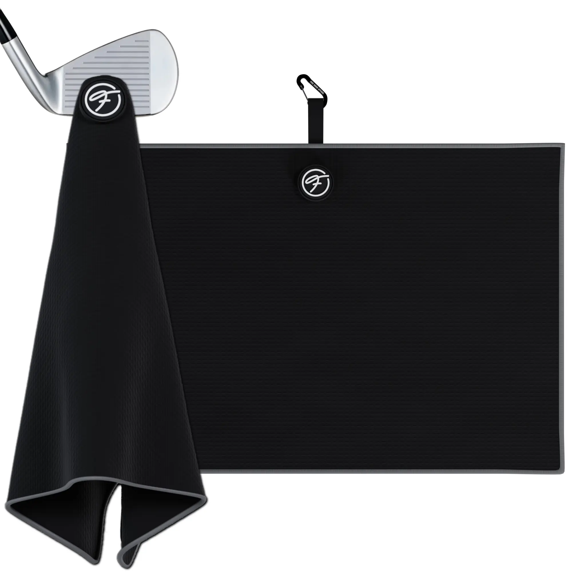 Fore Show Magnetic Golf Towel Waffle Microfiber with Magnet for Golf Bags, Carts & Clubs - 24” x 16” Funny Golf Gift Accessory For Men Gifts