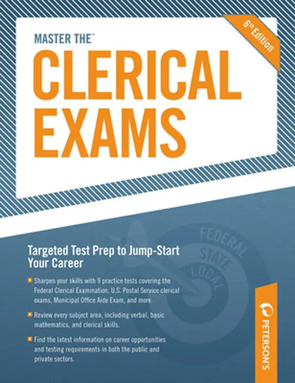 USED-Master the Clerical Exams: Chapter 8 of 13 by Peterson's (Paperback)