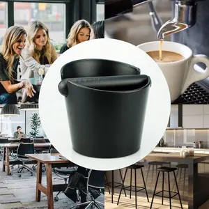 Ding-Ding! Coffee Knock Box Game Changer - Effortless Brewing in 3 Seconds, Holds 12-15 Pucks, No Mess No Stress, Ideal for Busy Mornings