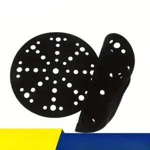 Non charged hook and loop protection disc for polishing and grinding tools