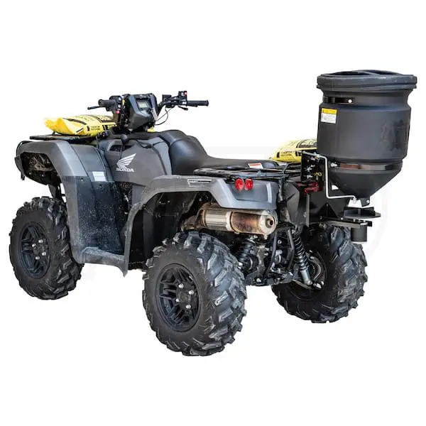 Buyers Products ATVS15A 15 gal Vertical Mount ATV Spreader, with Dry Protection for Garden & Snow Removal Tasks