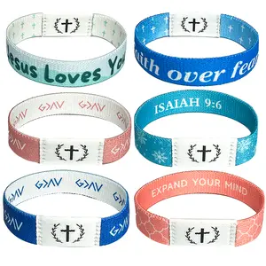 Daily Bible Verse Bracelet - Scan for Daily Scripture! Waterproof, Durable & Stretchy -  Christian Gift for Women/Men