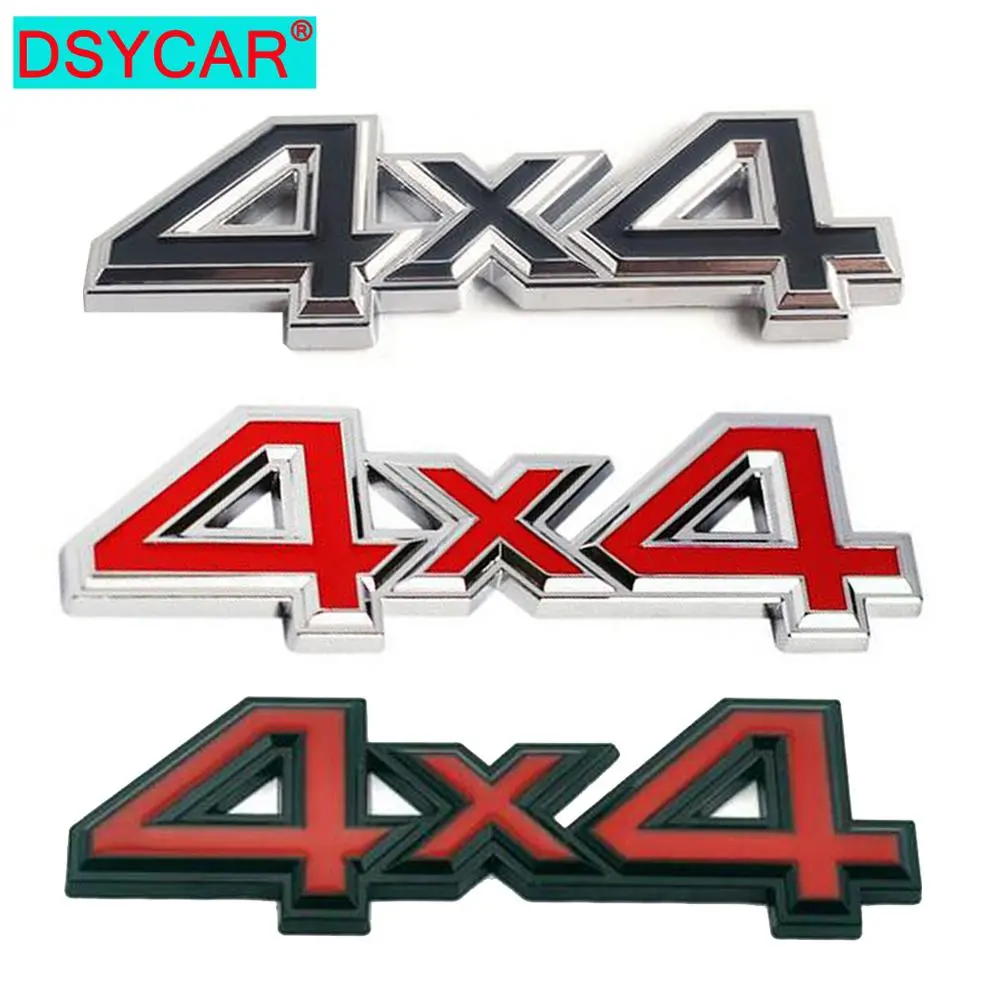 2026 New DSYCAR 1Pcs 3D Metal 4X4 Four-Wheel Drive Car Sticker Emblem Badge For your Cars