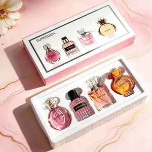 Long-Lasting Classic Musk & Rose Fragrance Gift Set for Women, Portable Travel-Size Box, Ideal Present for Wife Girlfriend
