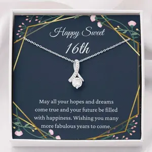 Niece Necklace, To My Niece Necklace Gift, Necklace For Niece, Birthday Necklace For Niece, Gift From Aunt Custom Necklace 75, Beautiful Necklace Gift for Niece Message Card Box, Perfect for Birthday, Christmas, Graduation