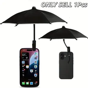 Flexible Phone Sunshade Umbrella, Mini UV Protection for Outdoor Activities, Prevents Glare and Rain, Easy to Use No Power Needed, UV Parasols for Phone