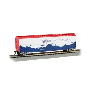 Bachmann 18013 BSA - Adventure Landscape - 50' Plug Door Box Car, HO Scale