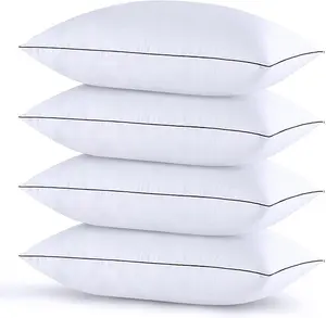 WeCharmer 2-Pack Pure White Pillows - Soft, Fluffy & Lightweight | Fits Queen/King | Perfect for Back/Side/Stomach Sleepers