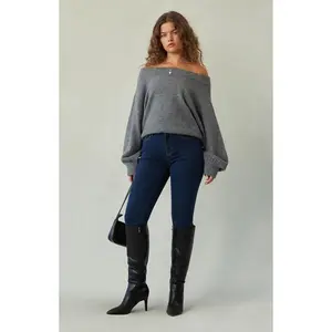 Pacsun Women's Skinny Jeans Stretch Dark Blue