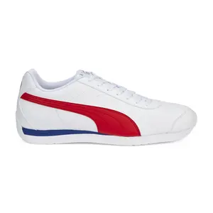 PUMA Mens Turin Iii Lace Up Sneakers Shoes Casual - White