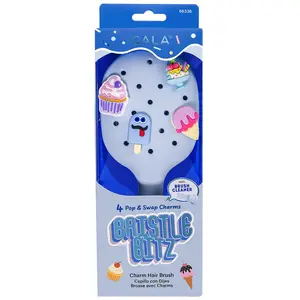 CALA Bristle Bitz Charm Hair Brush - Blue