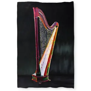360 stand Decorative Duvet Cover - Twin Extra Long Size, Contemporary Bedding Linen Textile, Colorful Realistic Harp Design (C1DCTXLWVS477), Color-Accented Duvet Covers, Extra-Long Duvet Covers