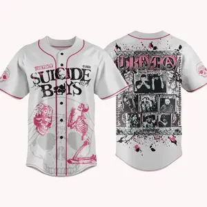 Custom Suicideboy G59 Baseball Jersey, Greyday Tour 2026 Jersey Shirt, Suicideboy Merch Shirt, Tour 2026 Shirt For Fan