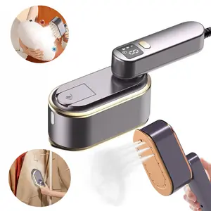 Steamer Iron for Clothes Handheld Size Portable Travel Steamer with LCD Screen 3 Steam Levels Folding Design & 150ml Tank