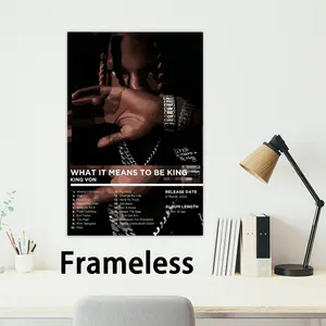 Poster Modern art 2D poster, suitable for bedroom To living room Von decor. Vibrant Welcome colors, clear images Poster ideal for home office O'Block K-King decor.