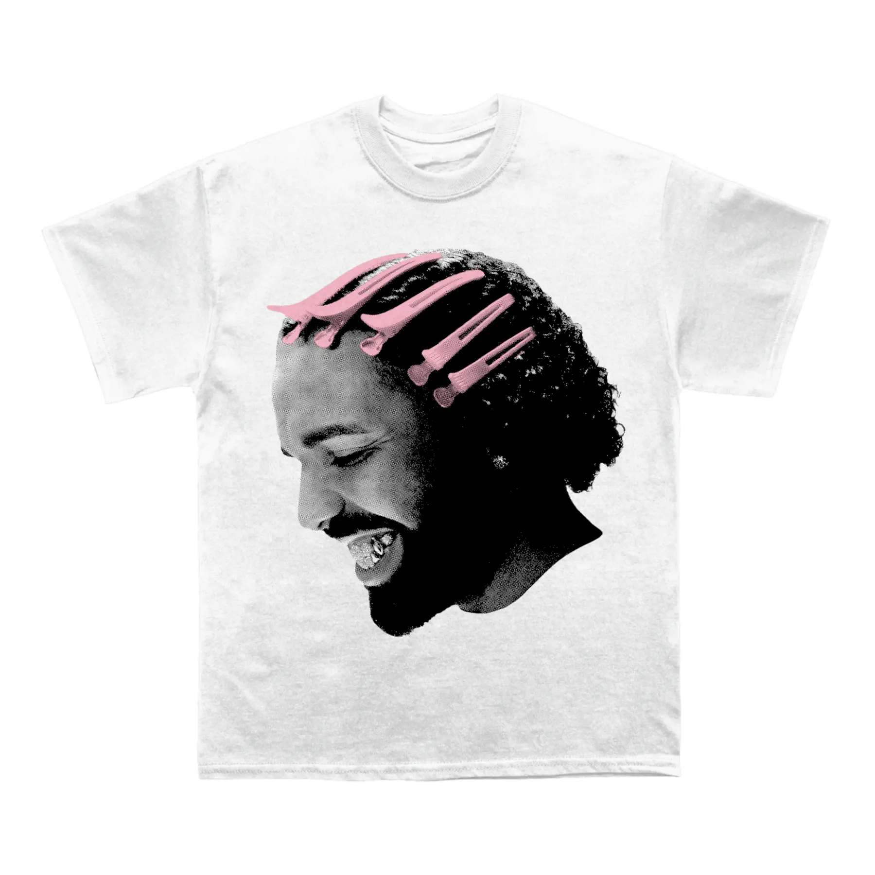 Drake Pink Clips Face T-shirt, Unisex shirt Top Menswear, Y2k graphic tee, For Men For Women shirt