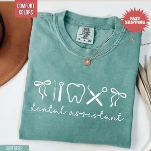 Dental Assistant Shirt, Comfort Colors Dental Shirt, Dental Hygienist Shirt, Dental Office Gift, Dental Assistant Shirt