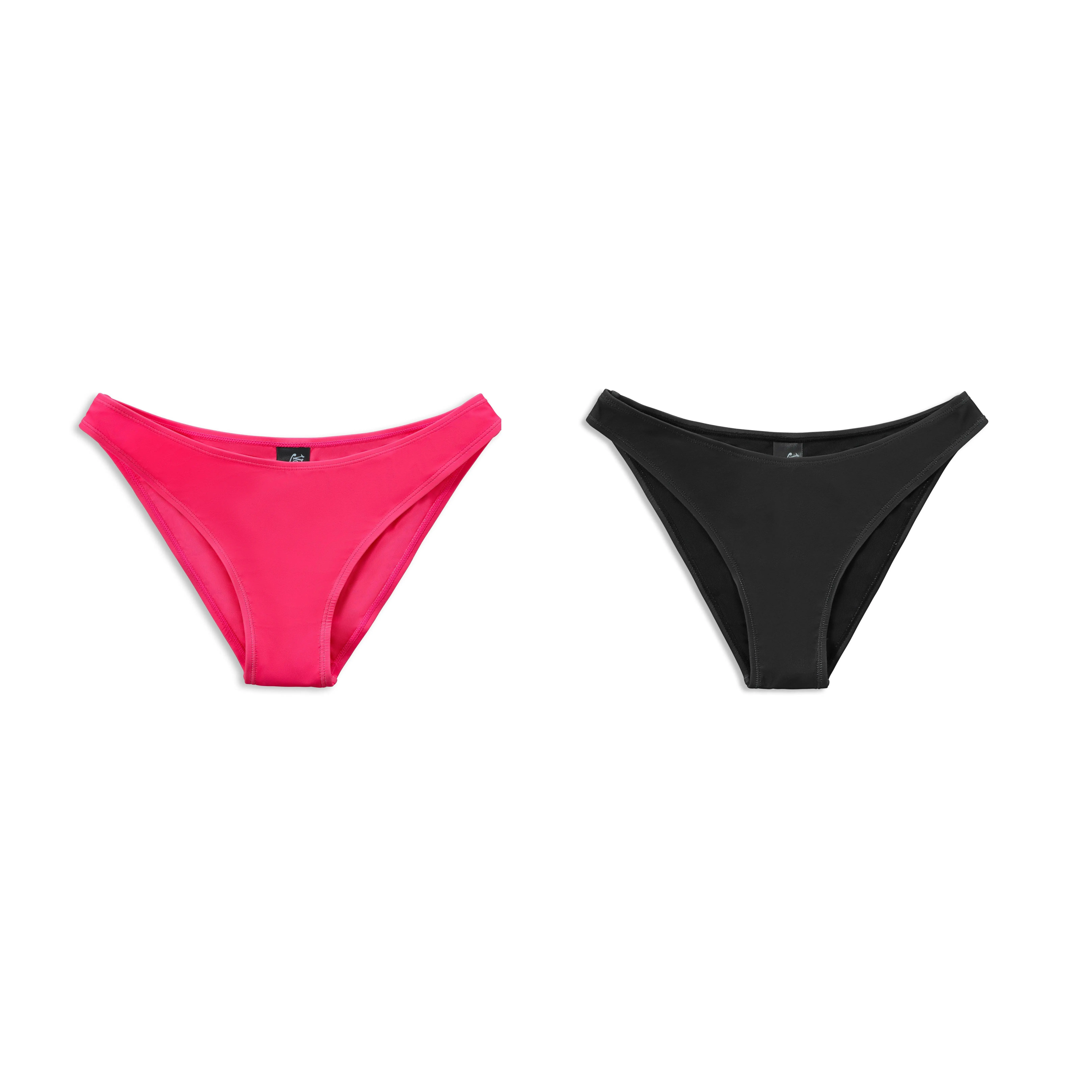 Rhinestone Classic High-Cut Bikini Bottoms - Core Collections