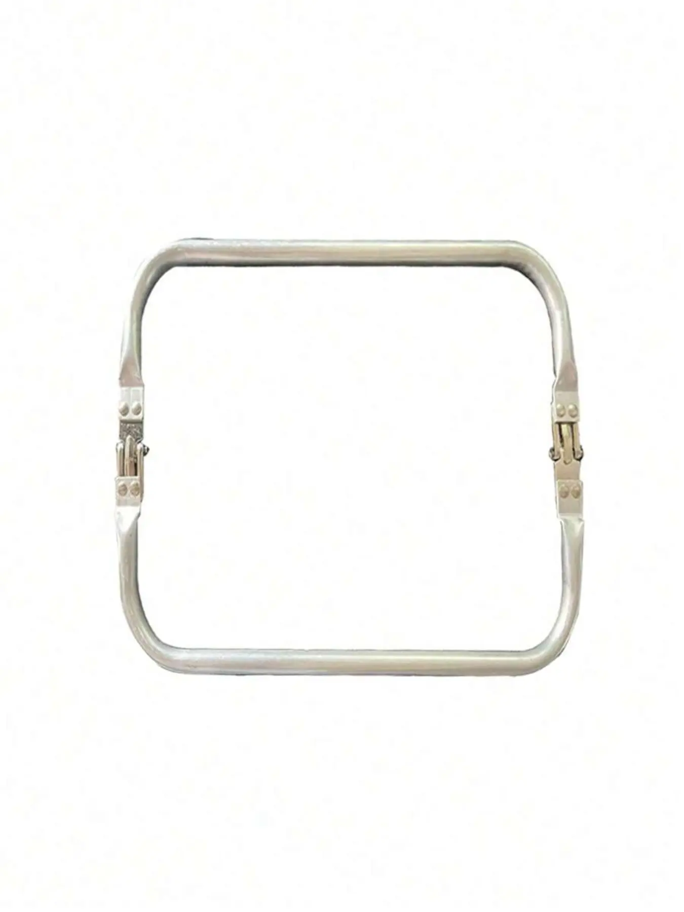 2pcs Multi-Size Square Aluminum Alloy Clips, Bag Accessories, Luggage Hinge Clips, Cloud Bag Holders, Woven Bag Mouth Clips, Gold Tone Bag Clips, Women Gift