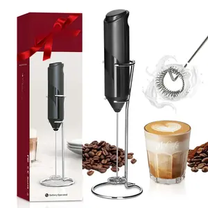Handheld battery-powered milk frother, ultra-fast electric blender and froth machine for coffee, latte, hot milk tea, etc. Usb Rechargeable Mixer Mixer Kit