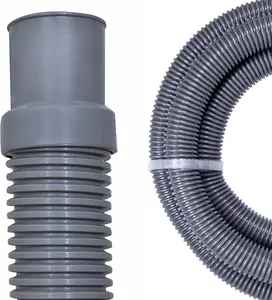 Pool Pump Filter Connection Hose W/ Cuff - 1.5 Inch X 6 Foot Heavy-Duty Flexible Durable Leakproof Chemical & UV Resistant For Above Ground Pools Skimmer Filters & Pumps
