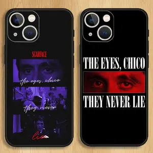 Scarface 1983 Film Phone Case For iPhone15,14,13,12,11,Pro,Max,Plus,Mini,X,XS,XR Soft Black Case