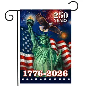 America 250th Anniversary Garden Flag, Outdoor Garden Accessories for Sports & Outdoor Training & Playing Field Use