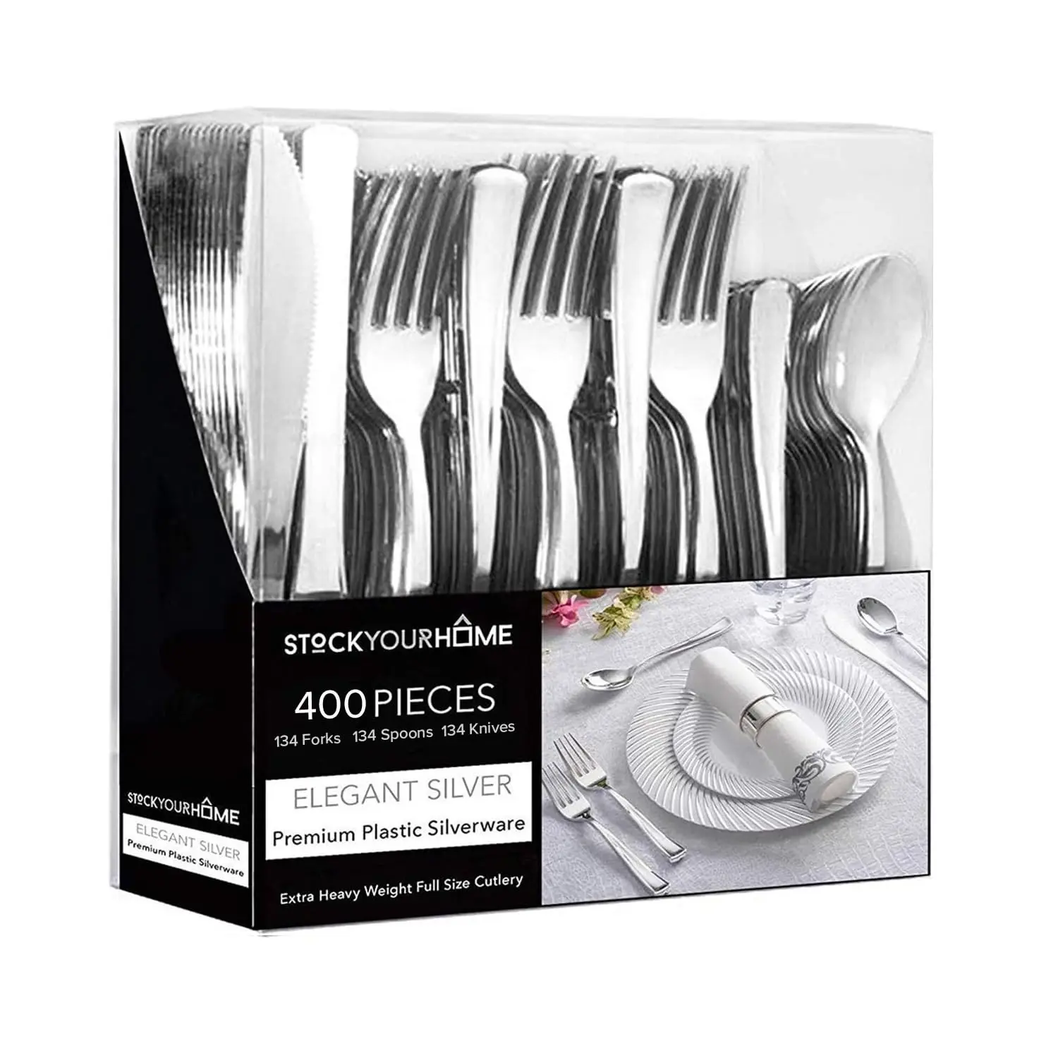 Silver Cutlery Set 400