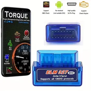 Elm327 Mini V2.1 Wireless Car Diagnostic Tool, Battery-Free Vehicle Fault Detector, Essential Automotive Troubleshooting Device
