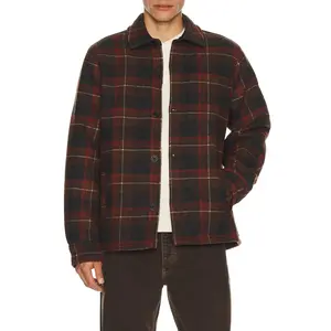 Barefoot Dreams Plaid Shacket in Russet Plaid