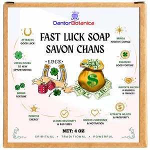 GOOD LUCK SOAP- Fast Luck Soap, Savon Chans, Savon Spirituel -Spiritual Soap, Florida Water Soap