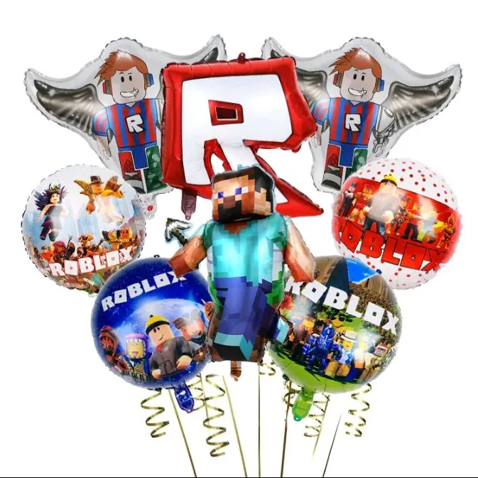 8PC ROBLOX BALLOONS