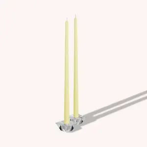 Ivory Giant Taper Candles - 20 Inch - 8 Pack
