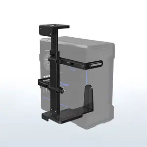 Large Under Desk and Wall PC Mount