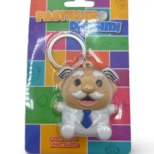 Pastillero Doctor Simi llavero keychain Portable Medication Organizer with Whimsical Design from Mexico