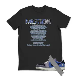 Shirt Match AJ 1 Zion Williamson Voodoo Alternate Sneaker Matching Motion, Shirt for Sneakerheads, Retro 1s Tee, Black Tshirt