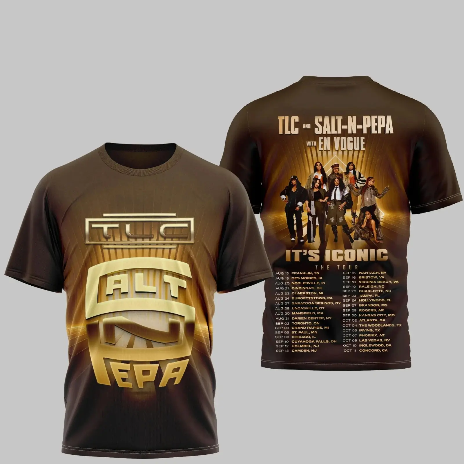 TLC Retro R&B Graphic Tee, It's Iconic The Tour 2026 Concert Fan Gift Unisex T-Shirt