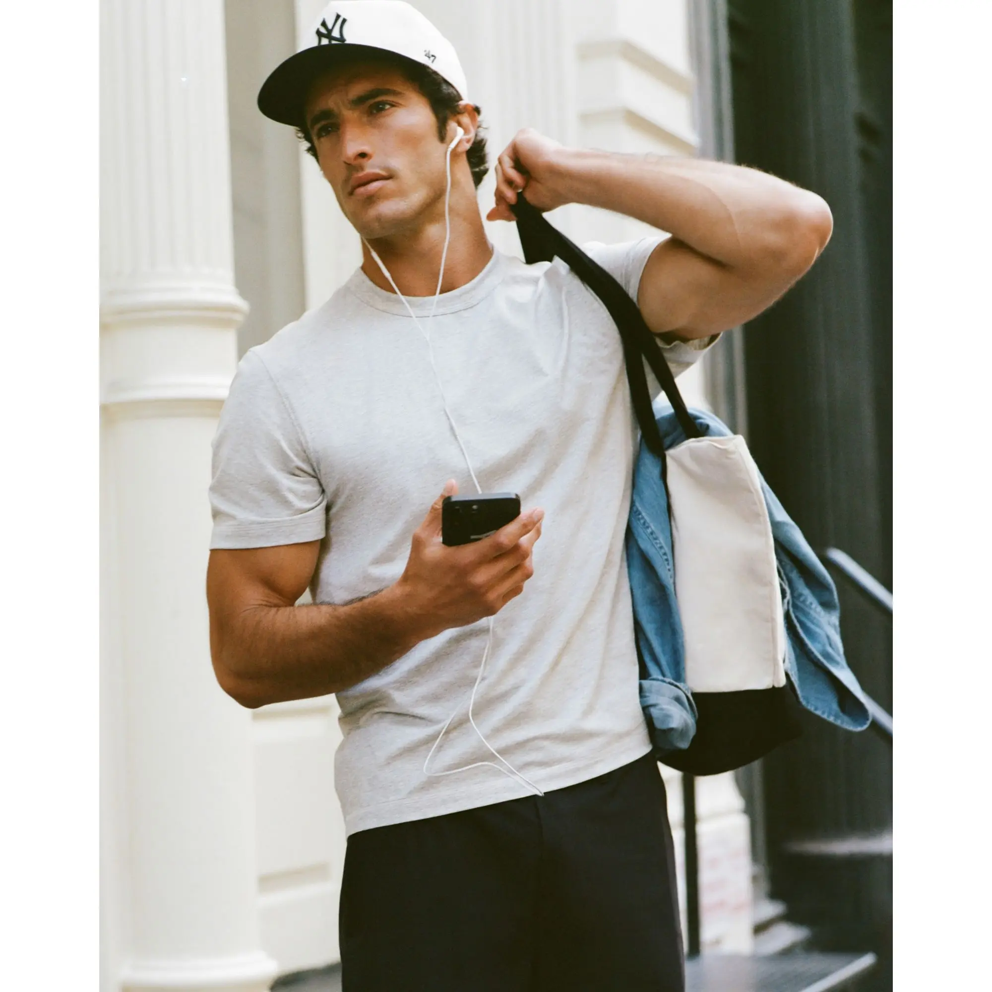 Abercrombie & Fitch YPB Active Cotton-Blend Classic Tee