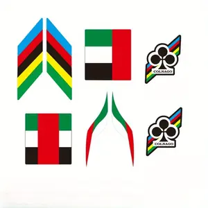 1SET "Colnago Themed" Car Sticker for Bicycle Frame, Motorcycle Decoration, Car, Create Professional Cycling Trendy-Styled Items, A Must for Cycling Enthusiasts & Personalized Car Owners, Help Your Items Show Unique Sporty Taste